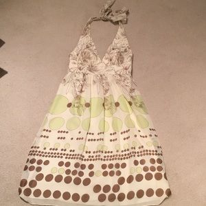 Max and Cleo silk halter dress size 6
